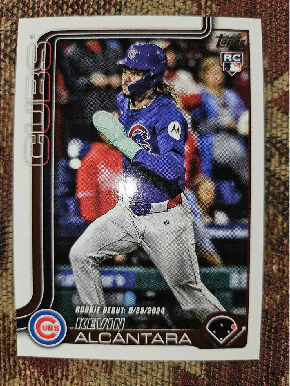 2025 Topps Update - Kevin Alcantara RC - #US128- Cubs - RAW Mint